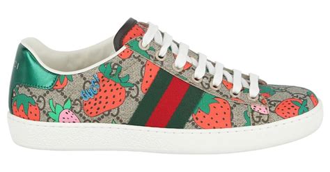 gucci ace strawberry sneakers|scarpe gucci ace uomo.